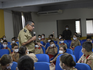 Comandante da Divisão Encouraçada prestigia promoção do Batalhão Escolar