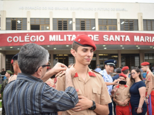 Promoção do Batalhão Escolar e entrega do alamar