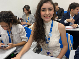 Aluna do CMSM é destaque no YMUN 2024