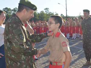 ENTREGA DA BOINA GARANÇA AOS NOVOS ALUNOS - 2025