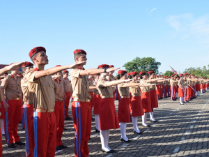 ENTREGA DA BOINA GARANÇA AOS NOVOS ALUNOS - 2025