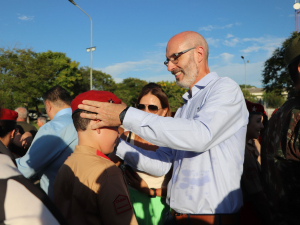 ENTREGA DA BOINA GARANÇA AOS NOVOS ALUNOS - 2025